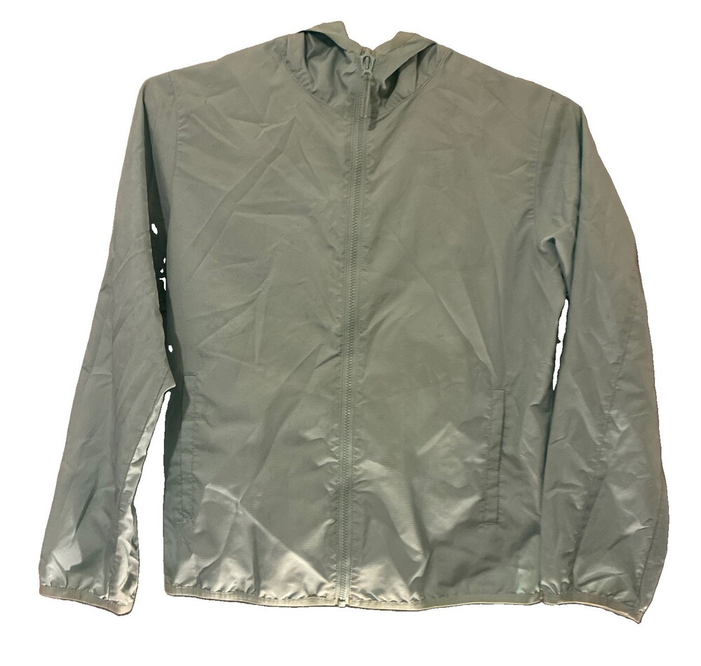 Kids Windbreaker Jacket Size 9-10 Light Outwear Hooded Jacket